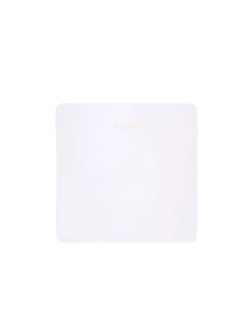 Coperta, neonato, logata. BALMAIN | BY0620 Z3278100BG